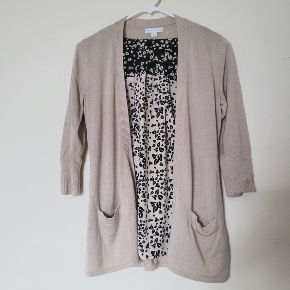 Tan cardi